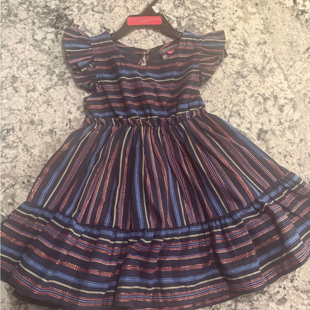 Vince Camuto Colorful Striped toddler Dress